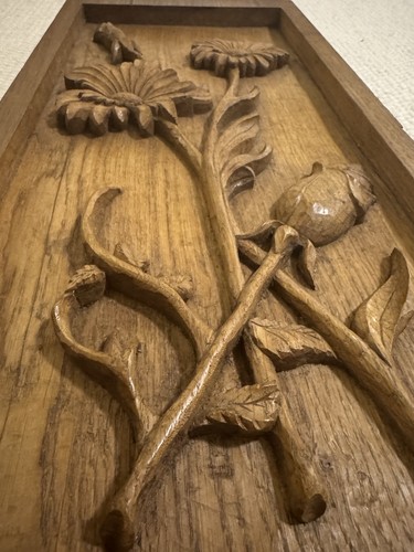 Holzschnitzerei blumenmotiv - holzschnitzerei,