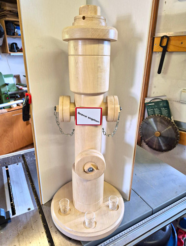 Hydrant holzarbeit dekoobjekt - holzarbeit,
