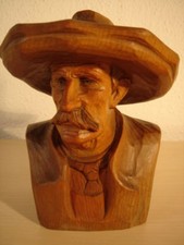 BÜSTE aus Holz geschnitzt