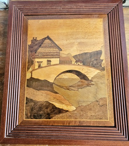 Intarsien holzbild bild motiv - intarsien,