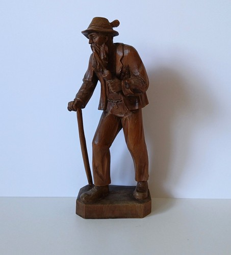 Holzfigur wanderer alm - holzfigur, „alm