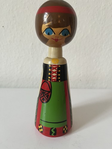 Holzfigur 60er jahre finnland - holzfigur,