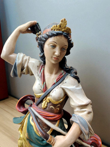 Jagdgöttin diana holzfigur - diana,
