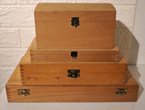 Vintage holz box schatulle - x,