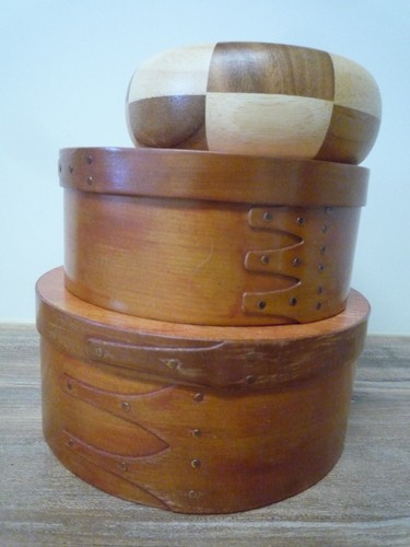 Holzbox shaker design rund - 2x,