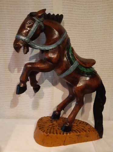 Alte pferd holzfigur - pferd,