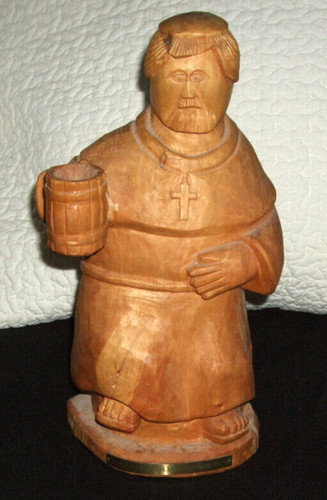 Skulptur barfüßer mönch - -,
