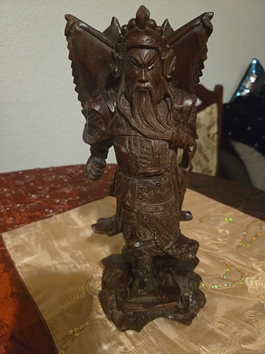 Holz figur samurai - holz,