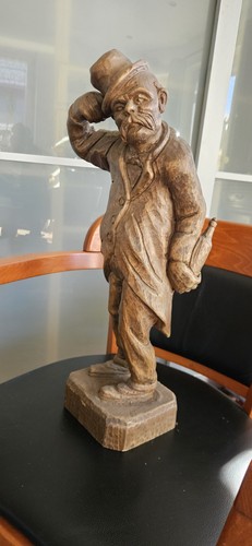 Holzfigur der zecher vintage - zecher",
