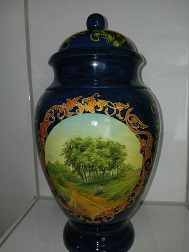 Alte holz vasen - holz, lackmalerei