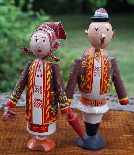 Holz figur paar aus - paar,