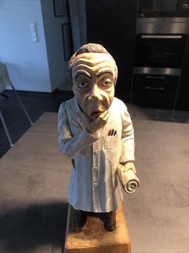 Alter handgeschnitzter doktor - handgeschnitzter,