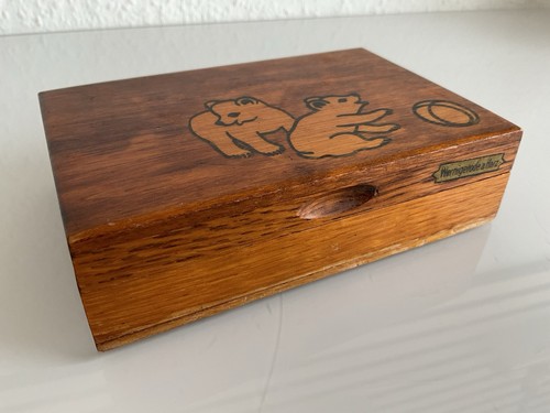 Ddr souvenir holz schatulle - ddr,