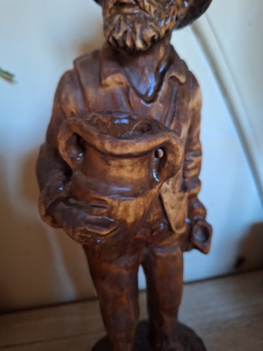 Handgeschntzte holzfigur - ,