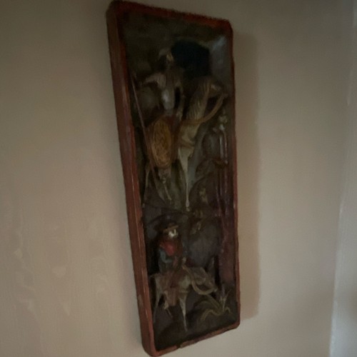 Holzrelief wandbild - holzrelief,