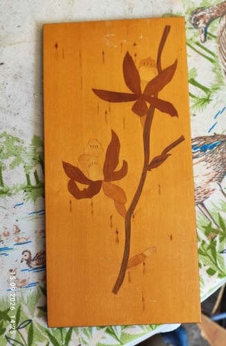 Intarsien bild blume - 30, x