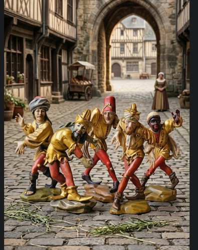 Moriskentänzer konvolut - moriskentänzer, 5x