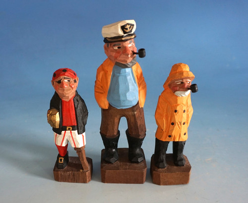 Vintage holzfiguren deko - 3,
