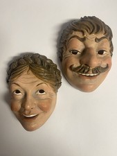 Bayrische Larven , Holzmasken