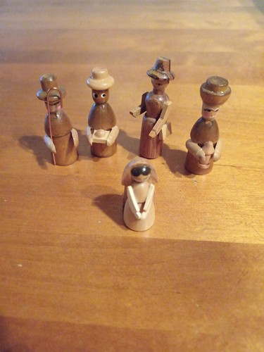 Holzfiguren grippe 5cm - holzfiguren, ca.