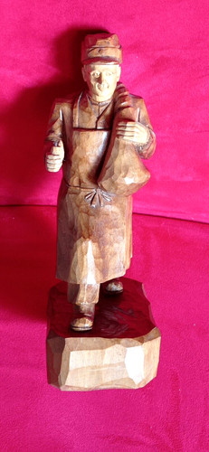 Alte holzskulptur - ,