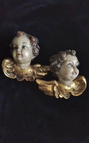 Putti köpfe holz - putti,