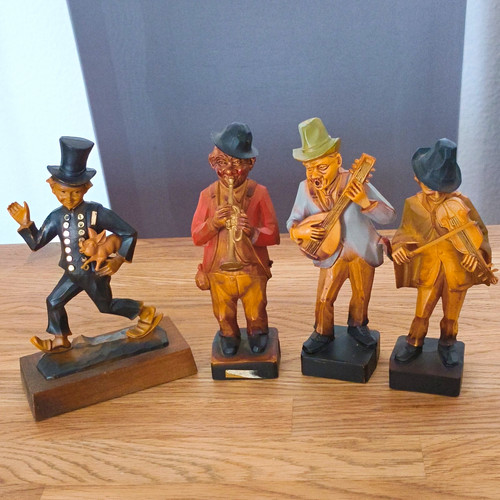 Vintage set handgeschnitzt - vintage-set,,
