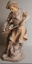 Holzfigur -   Bäcker