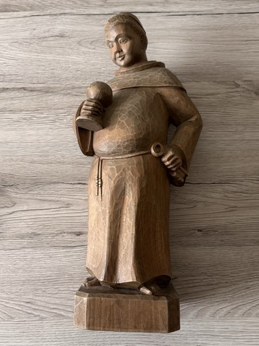 Mönch schnitzerei holzfigur - schnitzerei,